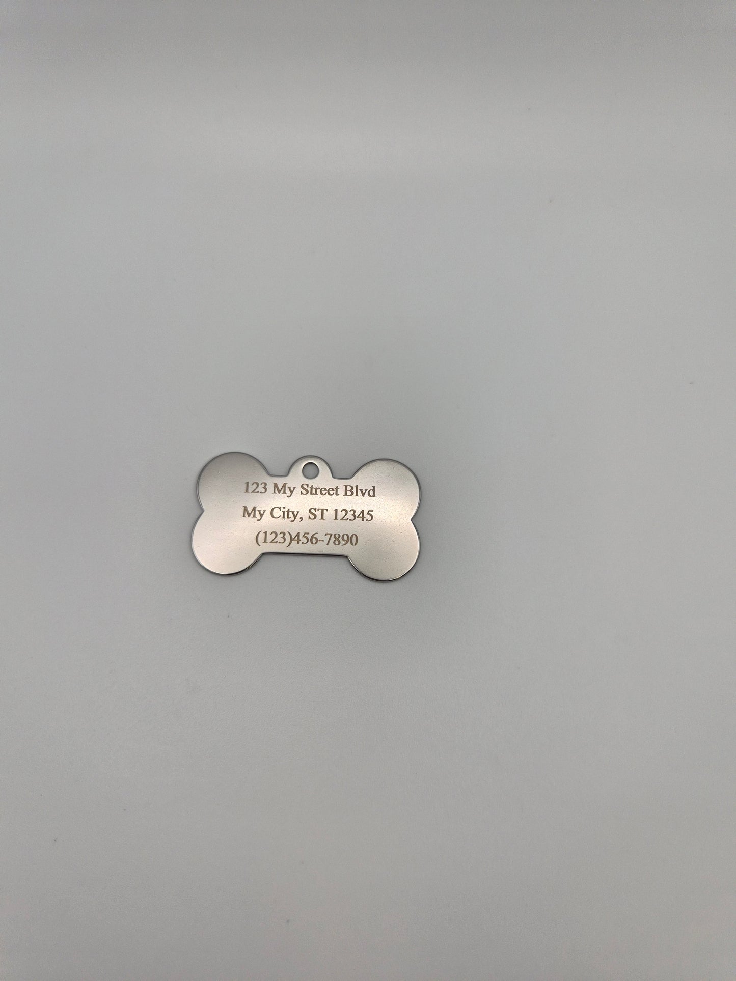 "I'm Chipped" Bone Dog Tag