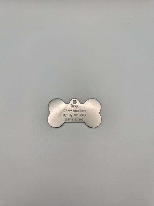 Bone Dog Tag