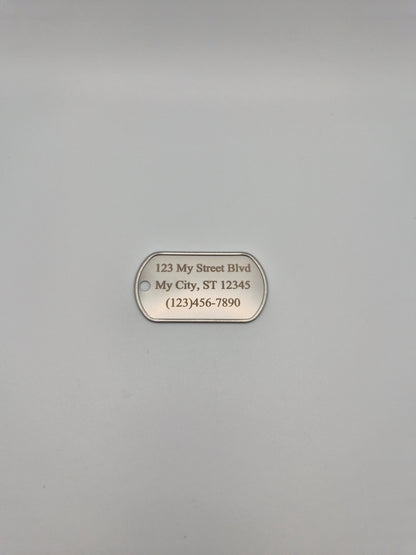 Classic Military Dog Tag