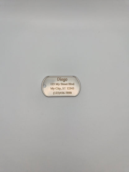 Classic Military Dog Tag